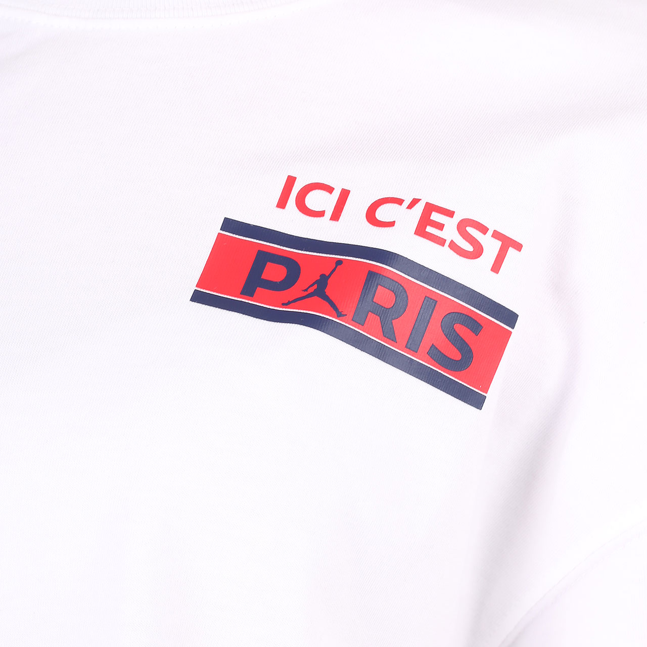 женская белая футболка Jordan Paris Saint-Germain DC0457-100 - цена, описание, фото 2